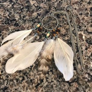 Dream catcher necklace